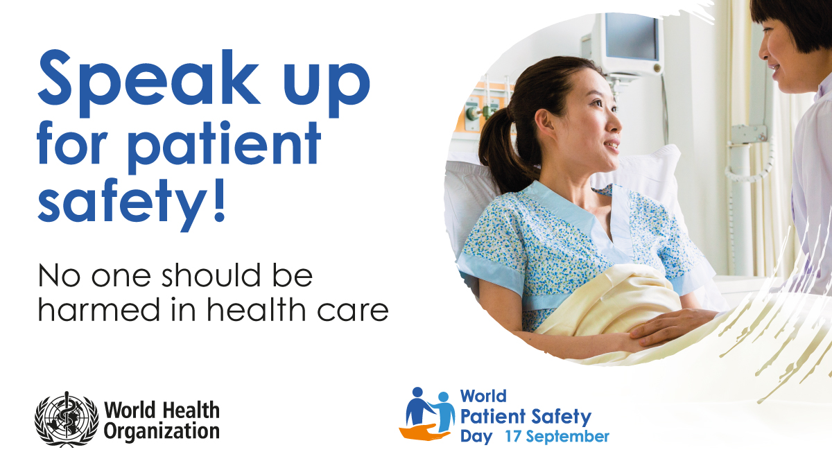 Speak up for Patient Safety World Patient Safety Day MCN Foundation
